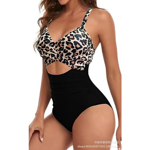 Europæisk Amazon Heldragt Sexet Udskåret Dame Badedragt Rygløs Stram Strop Bikini 3 3 M