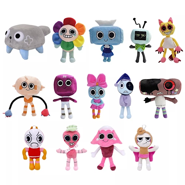 Dandys World Spelfigurer Plyschdocka Pebble Plushies Leksak Julgåva Pojkar Flickor A1