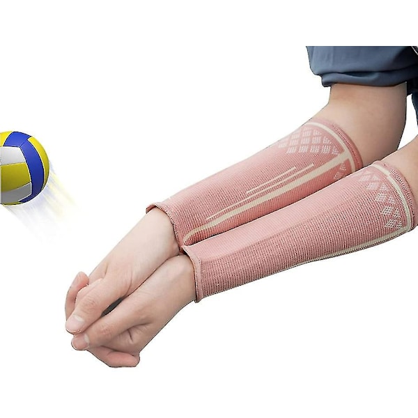 Volleyball Armskjold Volleyballærmer Underarmsærmer Volleyballudstyr Pink Pink M