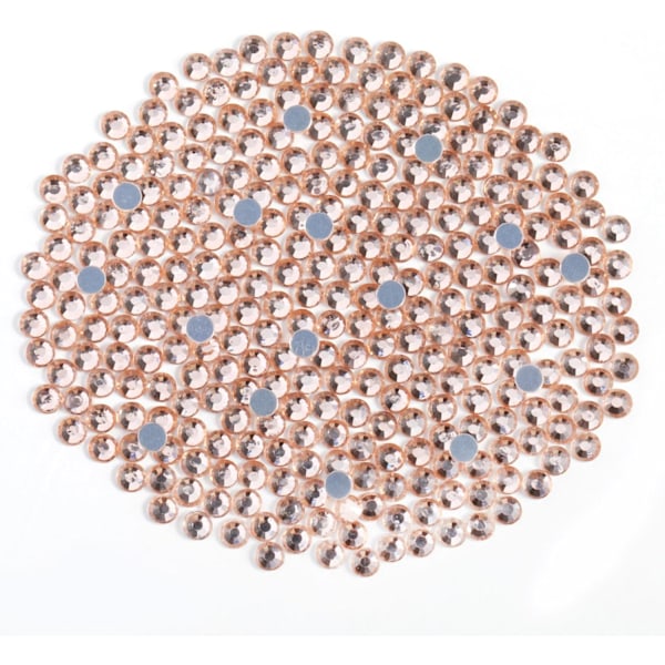 8000 stk Hotfix Champagne Rhinestones for Håndverk, SS6 (1,9-2,1 mm) Champagne Champagne SS6
