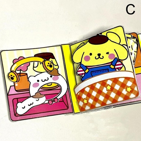 DIY Hiljainen Kirja Sanrio Doudou Bok Pedagogisk Kuromi Kotitekoinen Bo - Perfet Pacha Dog one-size