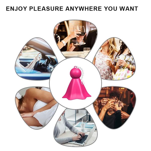 Nippelstimulerende Slikke Vibrator Bryst ROSA - lager pink