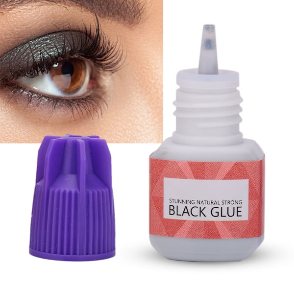 5 ml Ögonfransförlängningslim Snabbtorkande Ögonfransar Ympningslim Övningsförlängningslim
