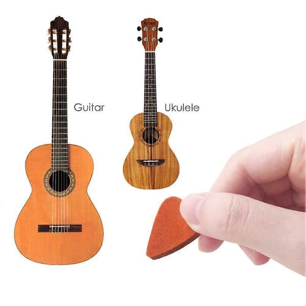 Ukulele Plektrum Filtplektrum För Ukulele Och Gitarr, 8 Stycken [BR]_jar