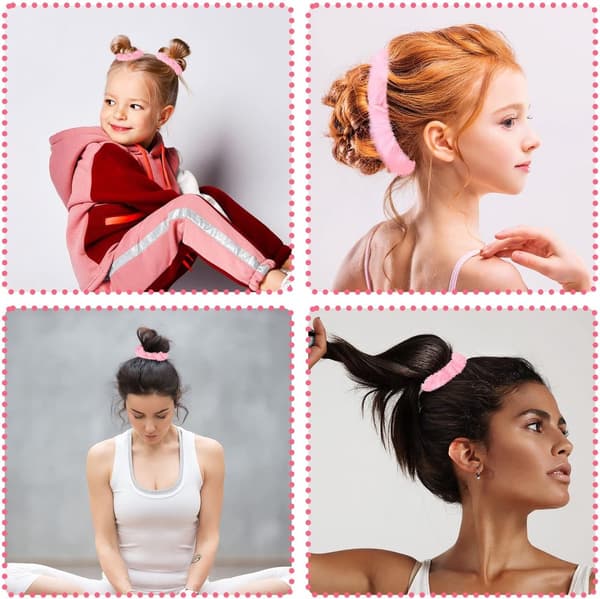 Scrunchie - 2 stk - Hårtilbehør - Hårstrikk - Hårelastikk - Crunchie