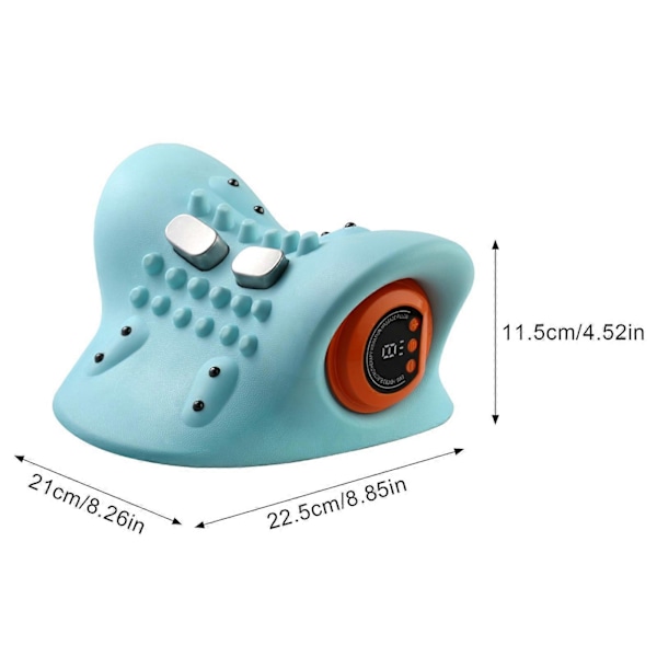 2024 Ny Hugterra Nackmassage Relaxer, Portabel Shiatsu Massagekudde
