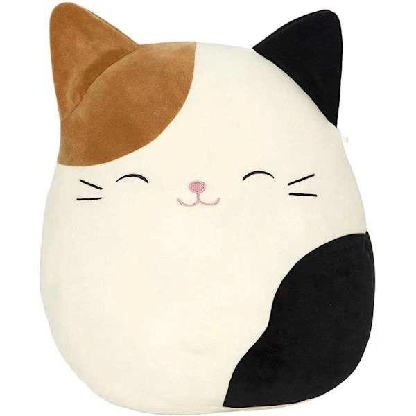 Squishmallows Dock Plyschlelu-tyyny Täytetty Tyyny Piirretty Pehmolelu Joululahja Brown And Black Cat