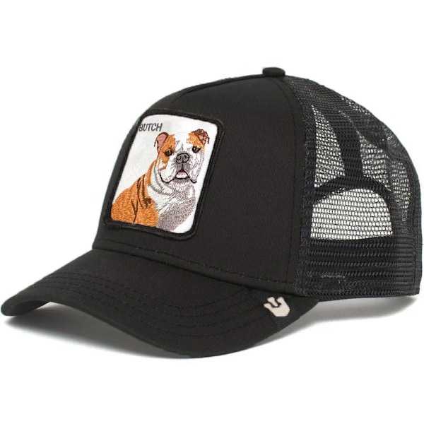 Baseballkasket med dyremotiv, solbeskyttelse, broderet trucker-kasket i mesh med design af sort panter, hane og løve Høj kvalitet () 18