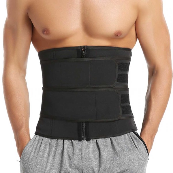 Ab-Shaper Midjetrener Waist Trainer Midjebelte for Menn M m