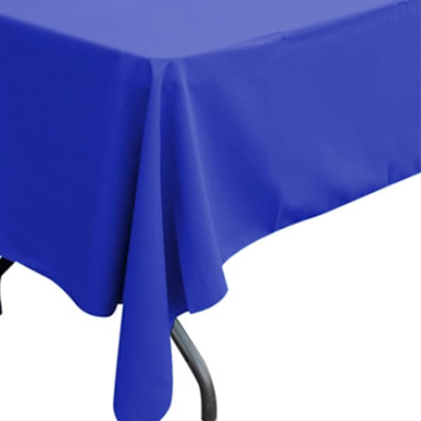 Rektangulær dug i polyester, krølfri og krympefri dug til spisebord, konferencebord, kongeblå 1,8x2,6m / 5,9x8,5ft 0.4