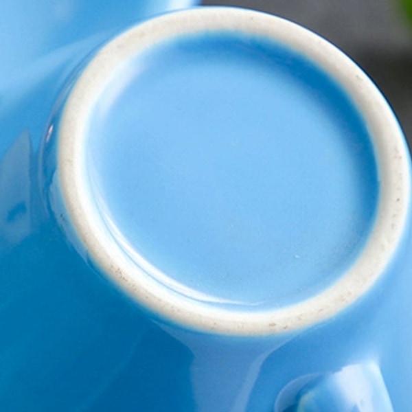 Porslin Espresso-kopp med fat, Espresso-kopp, 80 ml/2,7 oz Blue