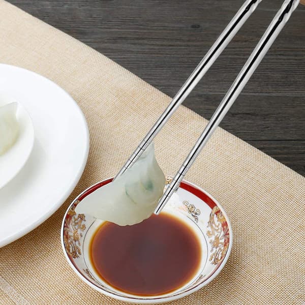 Chopsticks, diskmaskinssäkra, återanvändbara, rostfritt stål _jar