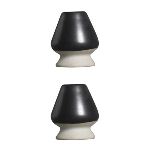 1/2/3 Håndlaget Matcha Visp Stativ Teseremoni Tesett for Svart og Hvit 6 x 7cm 2S 2Set Black and White 6 x 7cm