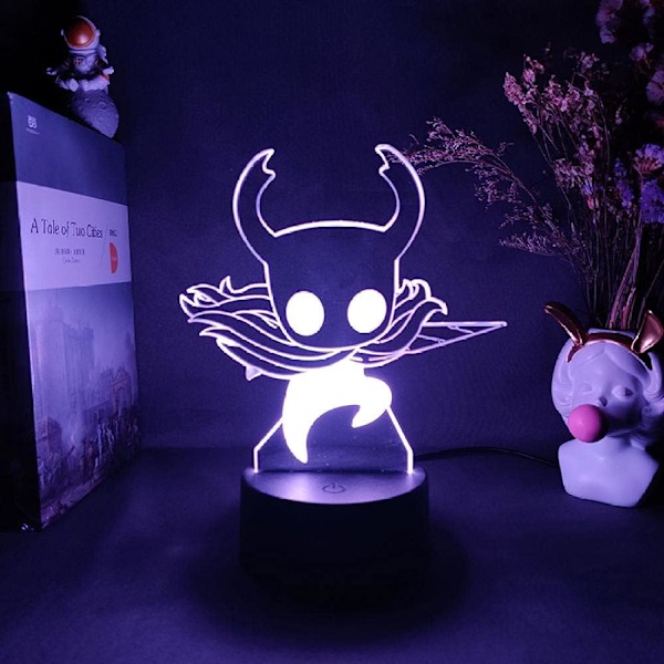 3D Nattlampa, Hollow Knight Figur Spelare Ritning Konst Las