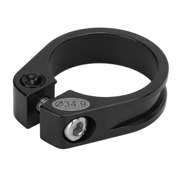 Cykelstolpeholder 34,9 mm hul design hurtigudløser korrosionsbestandig aluminium cykelstolpeholder sort
