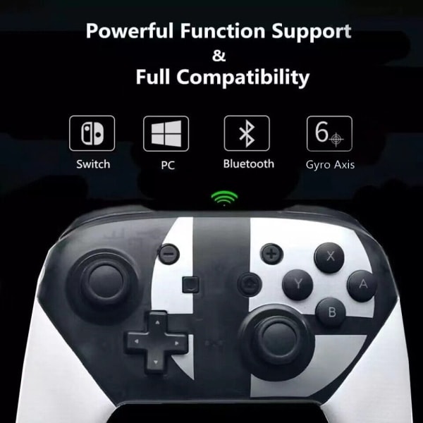 Ny Trådlös Pro-handkontroll för Nintendo Switch-konsol - Fullt Fungerande