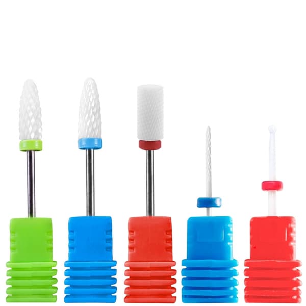 Ceramic Nail File - Bits for Electric Nail File - 5-piece_jar 40