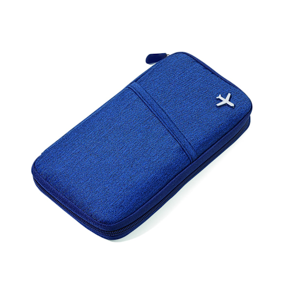 Resefodral Passfodral med RFID - Julklapp Present blå blue