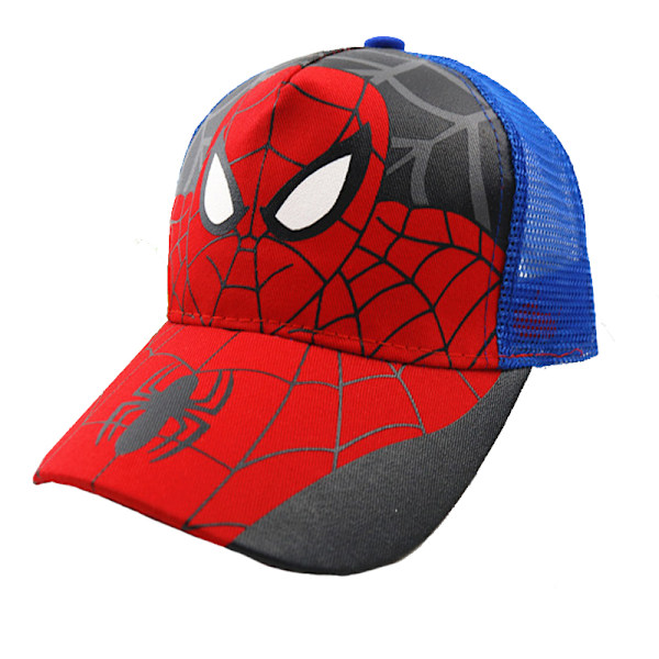 SPIDER-MAN Baseballlippis Säädettävät Vapaa-ajanhatut Lapsille Blue & Net