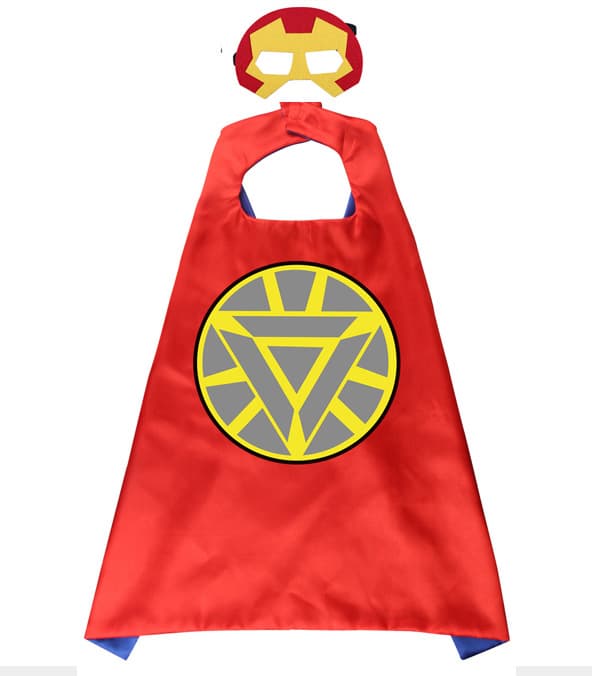 Superhelte masker og 3 kapper til børn cosplay Halloweenfest_jar