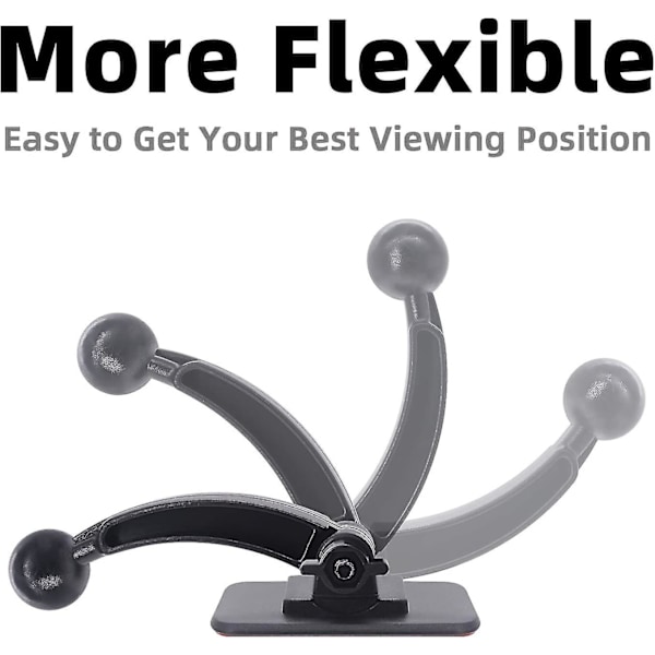 17 mm selvklebende feste for Garmin GPS og smarttelefoner - bil