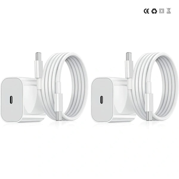 3-pack - Laddare för iPhone - Snabbladdare - Adapter + Kabel 20W Vit one size iPhone 3-Pack iPhone（NT） 3-Pack iPhone 3-Pack iPhone 3-Pack 3-Pack iPhone