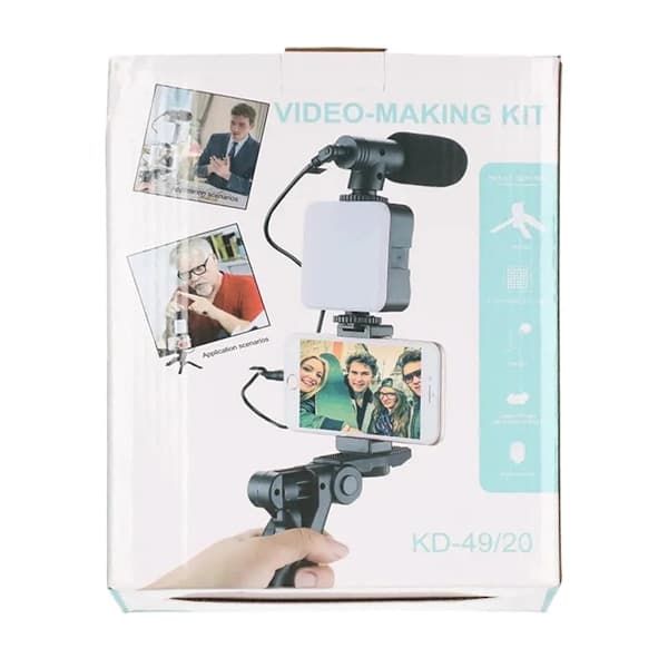 Mobile Tripod Stand, Universal Phone Holder, Adjustable Camera Tripod, Perfect for iPhone
