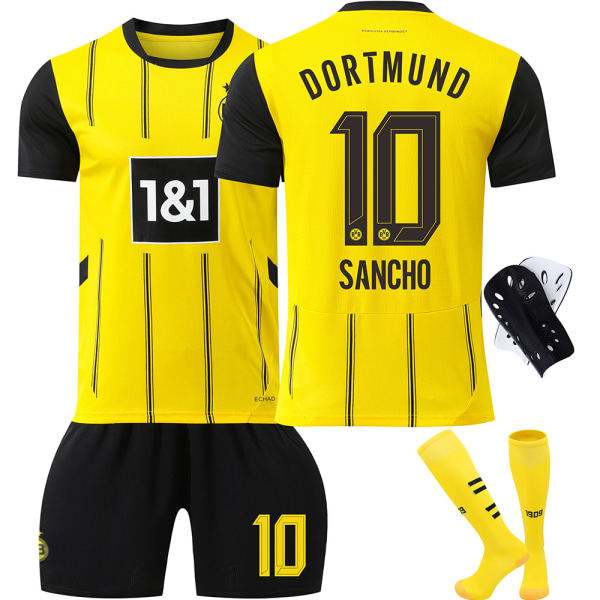 2425 Dortmund Hemmatröja #10 Set 18 Size 10 + Socks + Protectors