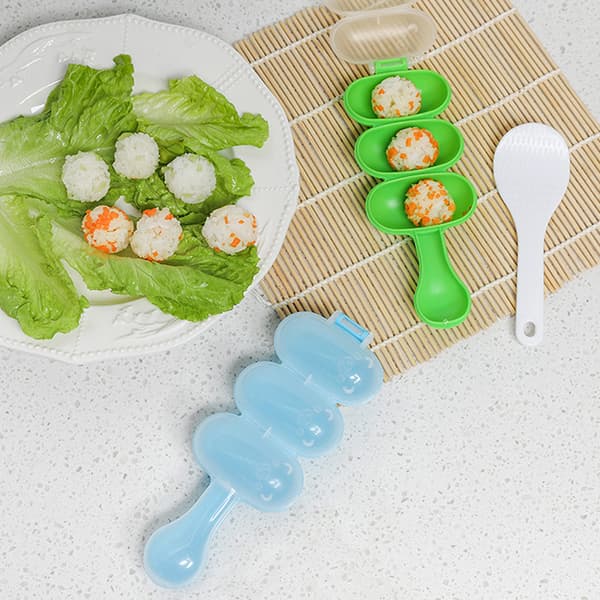 1 stk. Risball Shaker Ball DIY Sushi Form Sfærisk Liten Ris Orange