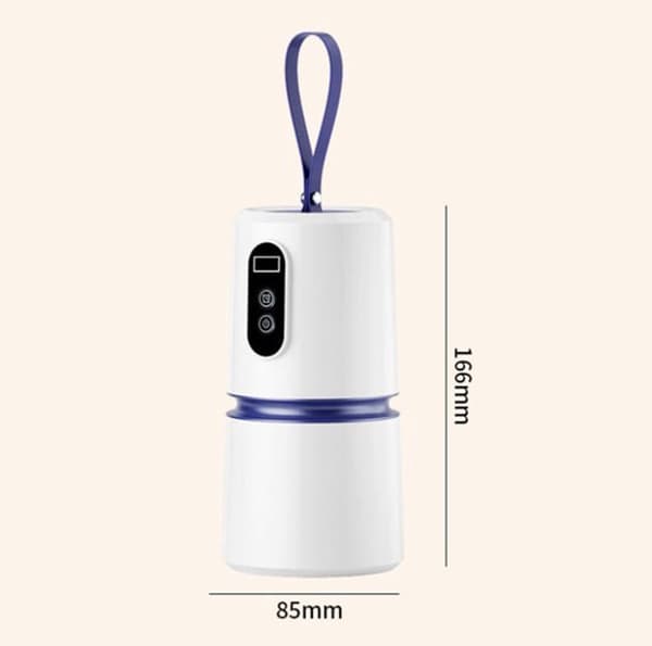 Bærbar klesskap, mini sammenleggbar elektrisk tørketrommel med tørkepose, 360° varmluft, 240-minutters timer for reise og små rom