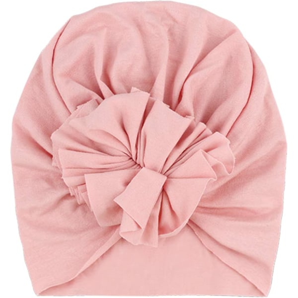 5-pakks Baby Turban Hater - Myke Knott Baby Beanies for Jenter og Småbarn 5 Pack Blossom B / 3-24 Months