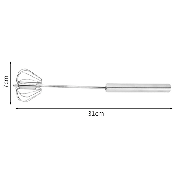 Egg Whisk Stainless Steel, Manual Egg Beater
