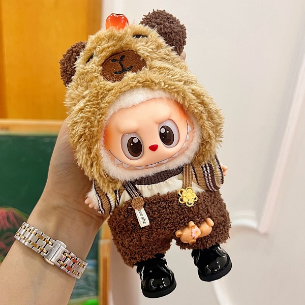 /NC/Vain Vaatteet Labubu Nukke Käsintehty Koristelu Kangas Pusero Lelu Kangas Värikäs Pukusetti Labubu Sarjakuva Mekko 2
