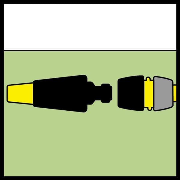 Lige forbindelse - universel forbindelse - egnet til Karcher 2.645-191.0