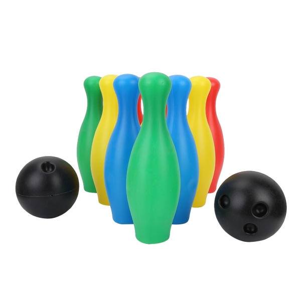 Färgglada bowlingklot set utomhus pedagogisk förälder barn interaktiv leksak