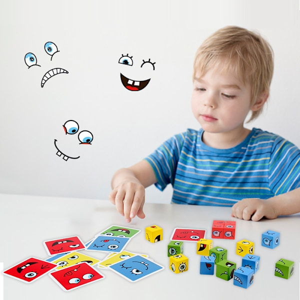 Ansiktsförändrande Rubiks kub logiska övningar - Perfekt oversized face changer