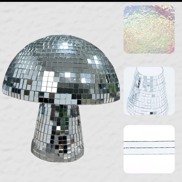 Svampdiskokula, Disco spegelreflekterande kula, Spegelsvampdiskokula_jarx
