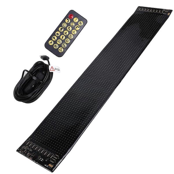 USB Bil Lastbil Display Skærm 16x96 LED Matrix Pixel Panel Lampe_jar