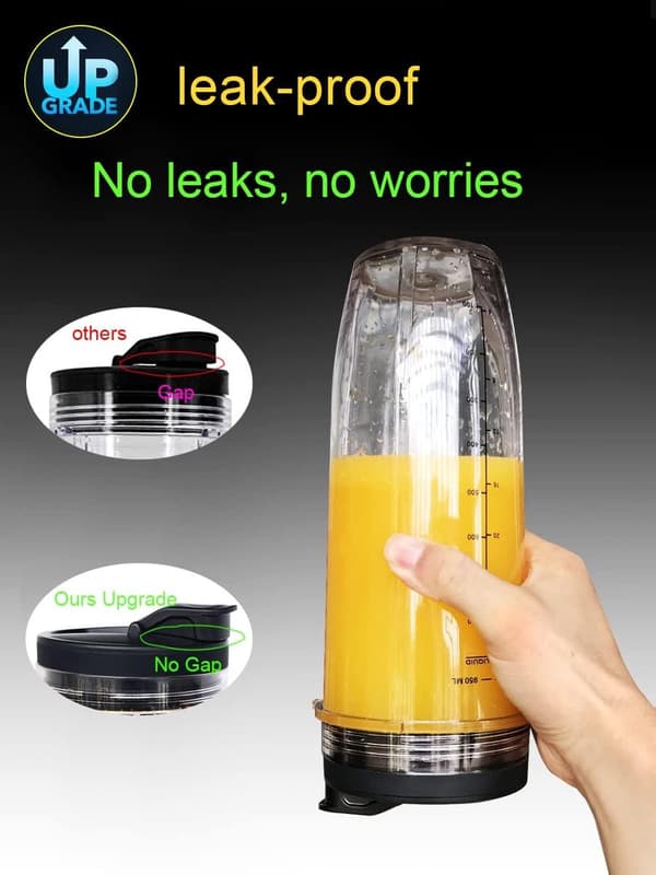 Passar 32oz Blenderkopp med Sip & Seal-lock - Hög kvalitet - Hållbar - Praktisk