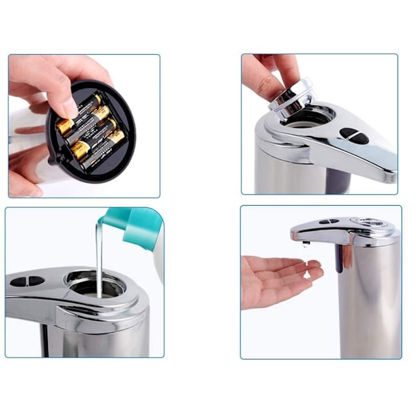 Automatisk Sæbedispenser - Sæbedispenser_jar 440