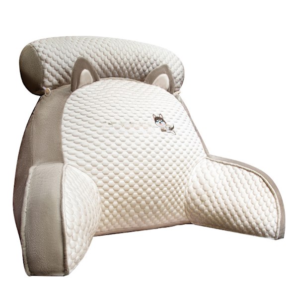 Beroligende Doudou Fløyelpute Nattbordspute Myk Veske Stor Ryggstøtte Sovesal Seng Lesing Midje Beskyttelse Spille Mobiltelefon Enkel Ryggstøttepute 60*40cm