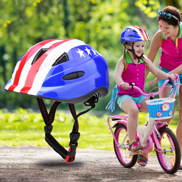 Barn Barn Stripe Cykling Cykel Skridskoåkning Balansskoter Baby Säkerhetshuvud Skyddshjälm