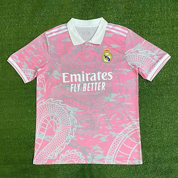 Rosa fotballdrakt Real Madrid Pink Pink M