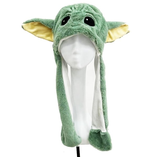 Disney Star Wars Baby Yoda Plys Hat Baby Yoda Figur Kawaii Tegneserie Øre Hat Børnelegetøj