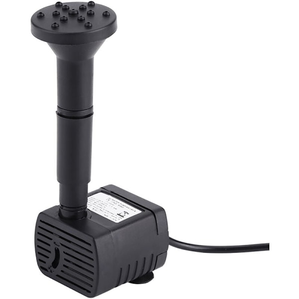 Solcelledrevet fontenepumpe for hagedam, basseng, akvarium