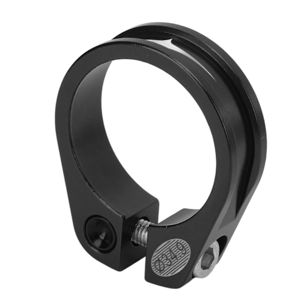 Cykelstolpeholder 34,9 mm hul design hurtigudløser korrosionsbestandig aluminium cykelstolpeholder sort
