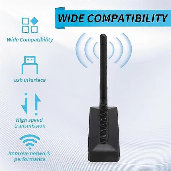 AR9271 Trådløs USB WiFi-adapter 2.4G/150Mbps til Linux, , ,til , PC, Laptop Netværksforbedring B_jar