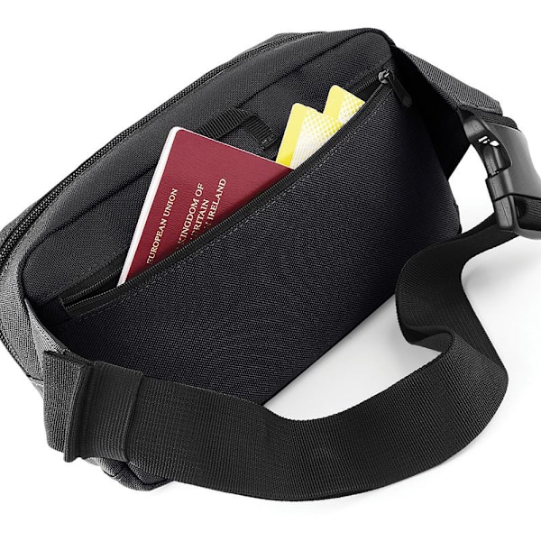 BagBase Organiser Bälte / Midjeväska (2,5 liter) One Size Bl Svart Black One Size