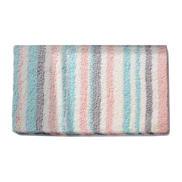 Extra Mjuka och Absorberande Polyester Badrumsmattor, Halkfria Plysch Shaggy Badrumsmattor, Maskintvättbara, Badrumsmattor för Badrumsgolv 50*80cm
