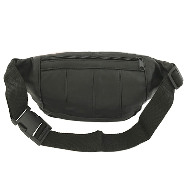 Magveske, saueskinn Black Svart